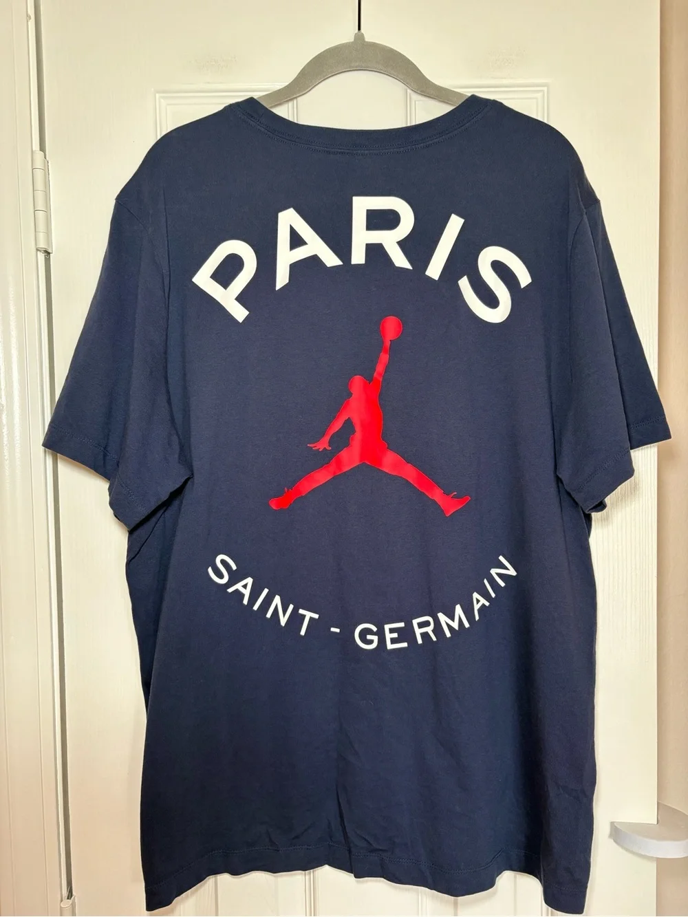 Jordan PSG Paris Saint-Germain Graphic T-Shirt Navy XL